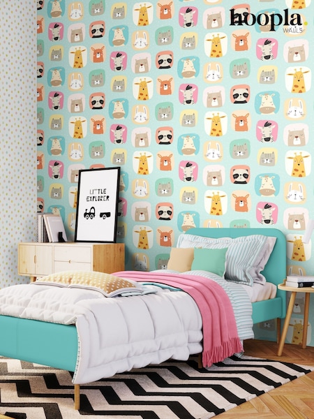 Hoopla Walls Blue Picture Perfect 10m Wallpaper (Y18602) | £35