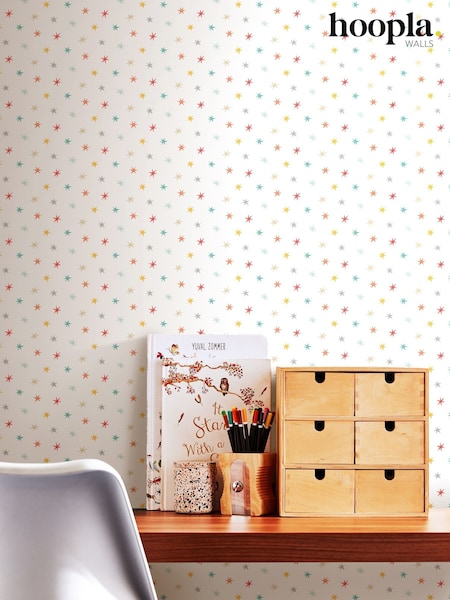 Hoopla Walls Blue Twinkle Star 10m Wallpaper (Y18620) | £35