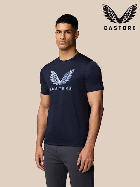 Castore Navy Graphic T-Shirt (Y18649) | £32