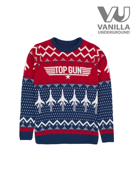 Vanilla Underground Blue Top Gun Jumper (Y18850) | £46