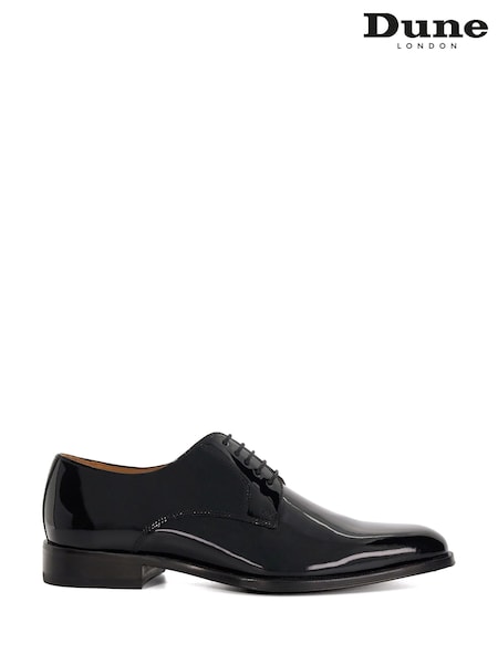 Dune London Black Salisburry Wf Classic Derby Leather Shoes (Y19297) | £159