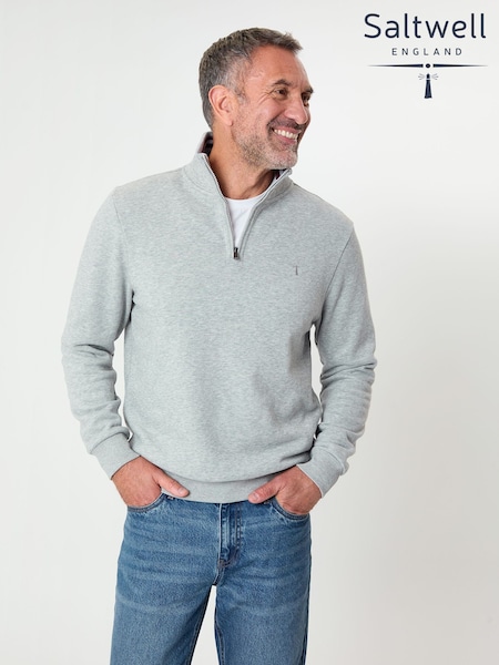 Saltwell Quarter Zip Sweatshirt (Y19742) | £32