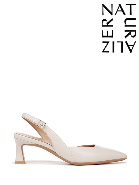Naturalizer Cream Dalary Wide Fit Slingbacks Shoes (Y19893) | £125