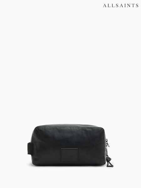 AllSaints Black Kobe Wash Bag (Y20179) | £89