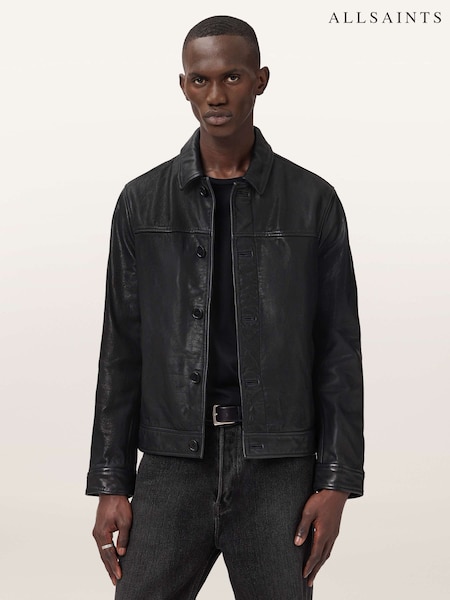 AllSaints Black Nates Jacket (Y20211) | £439