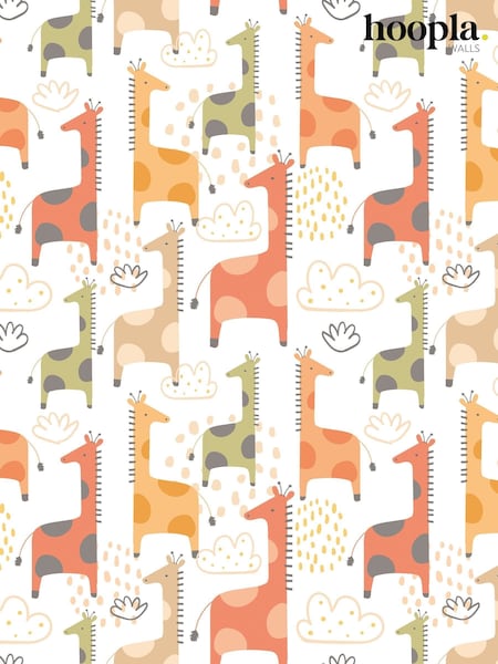 Hoopla Walls Ginger Spice Graffiti Friends A4 Wallpaper Sample (Y20459) | £1