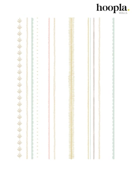 Hoopla Walls Dolly Mixtures Stripey A4 Wallpaper Sample (Y20463) | £1