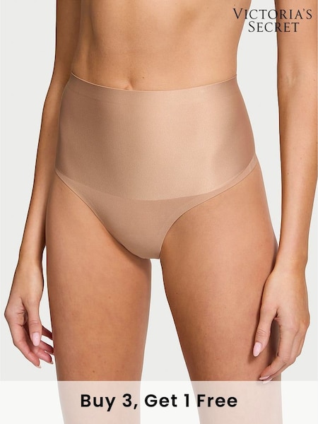 Victoria's Secret Praline Nude Thong Shaping Knickers (Y20591) | £20