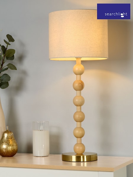 Searchlight Beige Orbie Table Lamp (Y21059) | £59