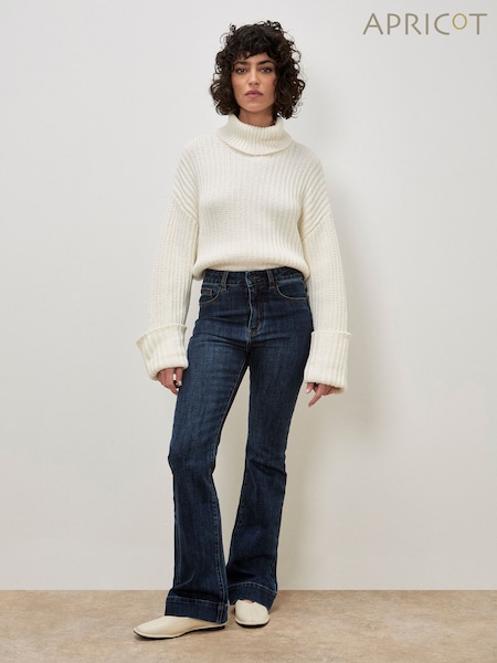 Apricot Blue Lena Fit And Flare Jeans (Y21503) | £55
