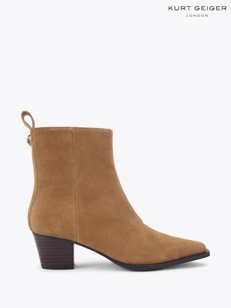 Kurt Geiger London Black Mini Eagle Ankle Boots (Y21530) | £249
