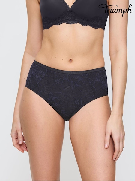 Triumph Amourette Charm - Maxi Black Knickers (Y21632) | £24