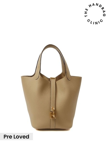 Hermes Natural Trench Picotin 18 Pre-Loved Tote (Y21660) | £4,895