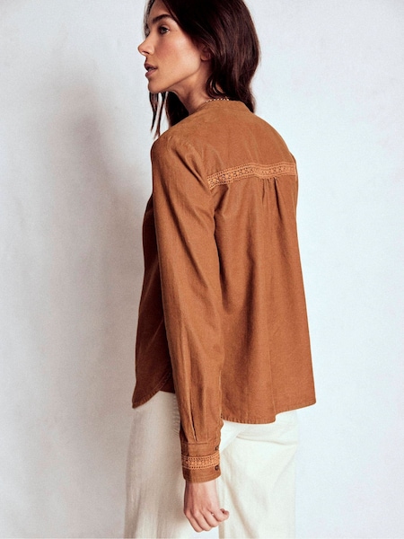 Boden Brown Victoria Cord Shirt (Y21797) | £89