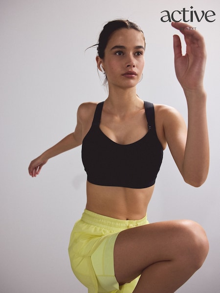 Black - Zero Bounce High Impact Sports Bra