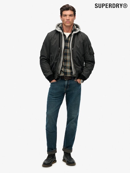 Superdry Grey Military MA1 Bomber Jacket (Y21851) | £95