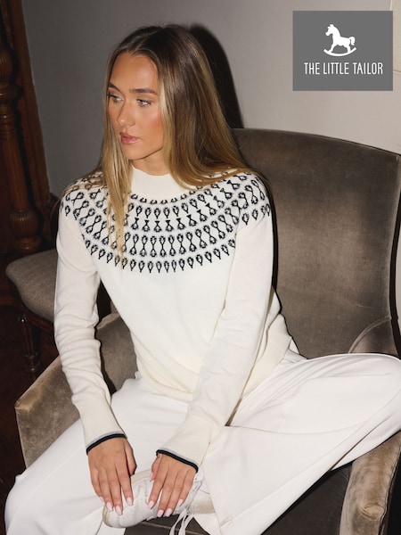 The Little Tailor Smart Fairisle Funnel Neck Knit Jumper (Y22388) | £85