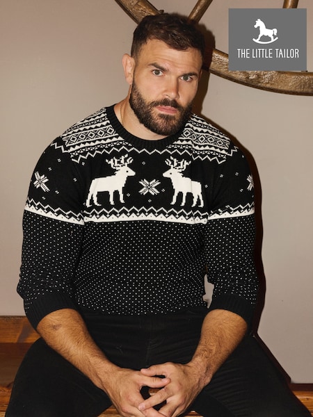 Christmas Reindeer Fairisle Pattern Jumper (Y22394) | £49