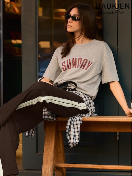 Baukjen Grey Kit Cotton T-Shirt (Y22639) | £55