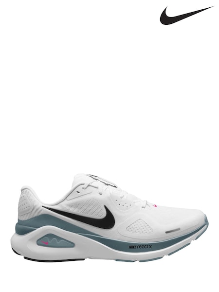Nike Black/White Structure 26 Road Running Trainers (Y22828) | £130