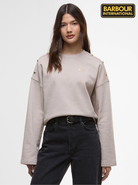 Barbour® International Natural Juliana Sweatshirt (Y22994) | £80