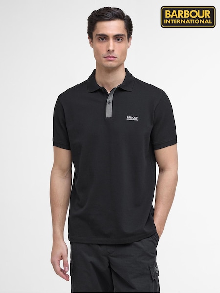 Barbour® International Black Baynes Knit Pol Sweatshirt (Y23091) | £60