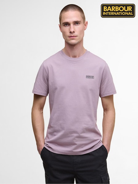 Barbour® International Purple Small Logo T Elderberry T-Shirt (Y23102) | £30