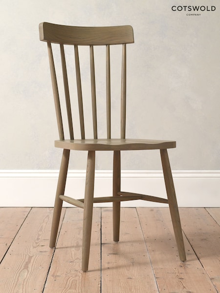 Cotswold Company Smoked Elkstone Oak Spindleback Chair (Y23242) | £335