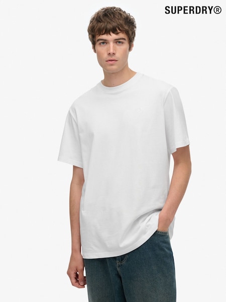 Superdry White Blank Oversized T-Shirt (Y23281) | £23