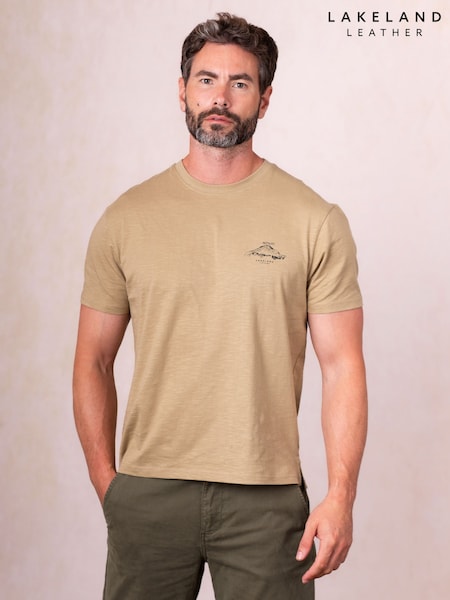 Lakeland Clothing Scafell Pike Cotton Nude T-Shirt (Y23636) | £30