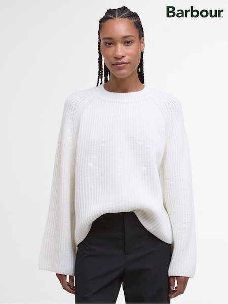 Barbour® Natural Vera Knit Cloud Jumper (Y23675) | £100