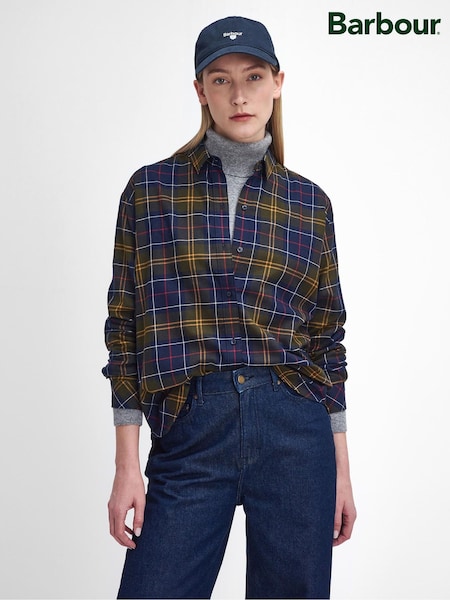 Barbour® Brown Elishaw Check  Classic Shirt (Y23680) | £70