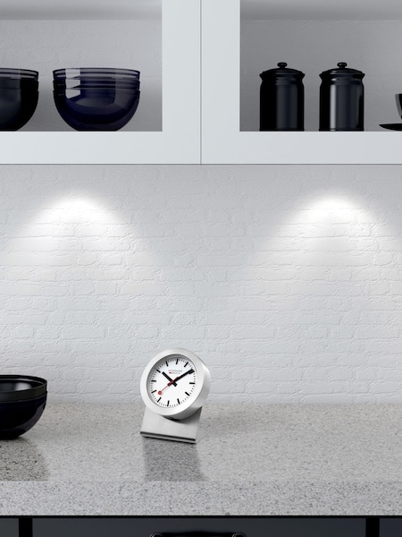 Mondaine White Magnet Clock (Y23892) | £205
