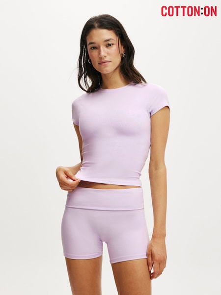Cotton On Purple Ultra Soft Fitted T-Shirt (Y23952) | £18