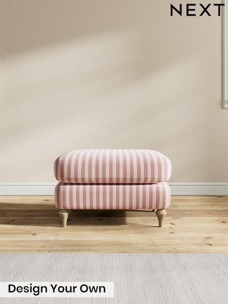 Bold Chenille Stripe/Dark Pink Sadie Deep Relaxed Sit (Y24134) | £475