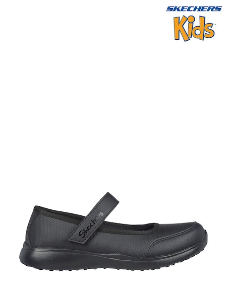 Skechers Black Microstrides Recess Rules Mary Jane Shoes (Y24267) | £39