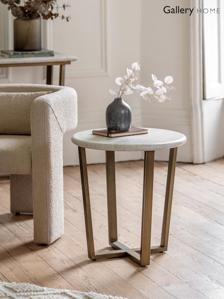 Gallery Home Natural Aero Side Table (Y24425) | £360