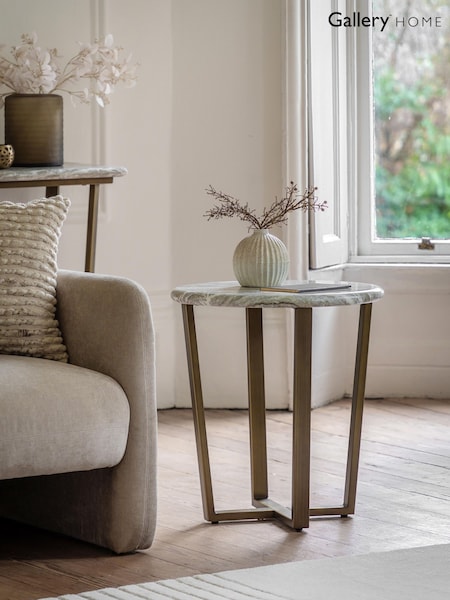 Gallery Home Green Glamour Side Table (Y24445) | £360