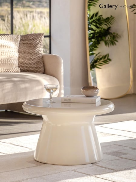 Gallery Home Cream Cobble Coffee Table (Y24461) | £600