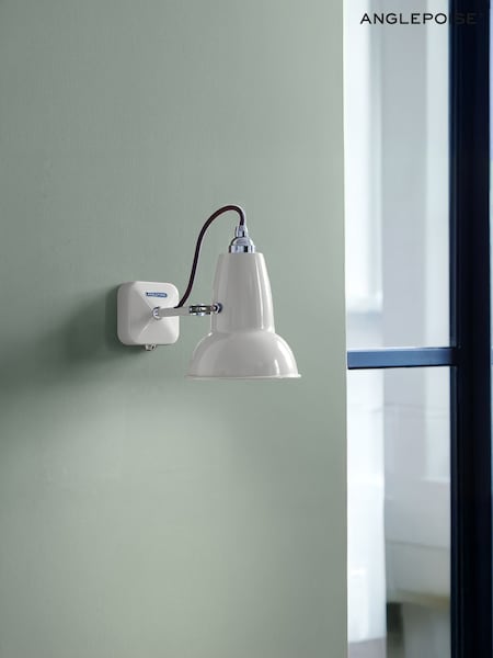 Anglepoise Linen White Original 1227 Mini Wall Light (Y24611) | £99