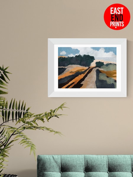 East End Prints White Trevessa Wall Art Print by Dan Hobday (Y24694) | £50 - £130