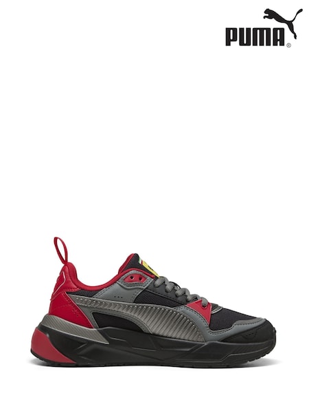 Puma Black Scuderia Ferrari HP Trinity 2 Youth Boys Sneakers (Y24774) | £55