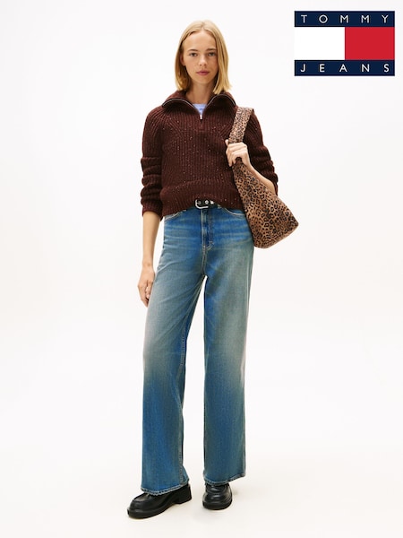 Tommy Jeans Blue High Rise Jeans (Y25037) | £85