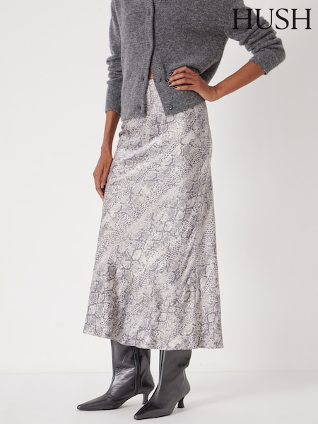 Hush Grey Simone Slinky Skirt (Y25246) | £85