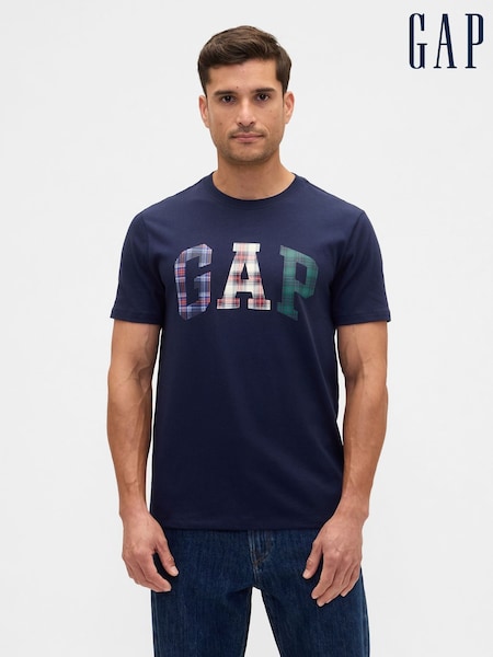 Gap Navy Blue Everyday Soft Logo T-Shirt (Y25313) | £14
