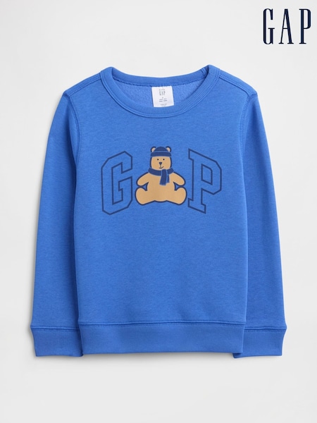 Gap Blue Logo Sweatshirt (6mths-5yrs) (Y25402) | £14