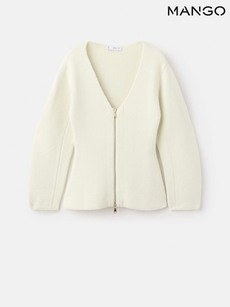 Mango White Jacket Chillida (Y25587) | £50