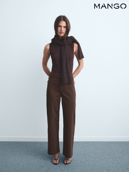 Mango Brown Jeans Catherin (Y25628) | £40
