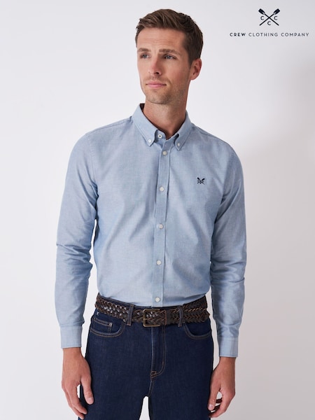 Crew Clothing Blue Slim Fit Oxford Shirt (Y25776) | £59