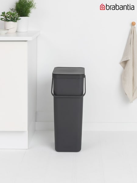 Brabantia Grey Sort & Go Recycle Bin 40L (Y25835) | £57